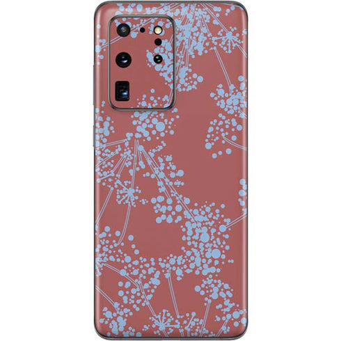 Airy Blue Floral Galaxy S20 Ultra 5G Skin